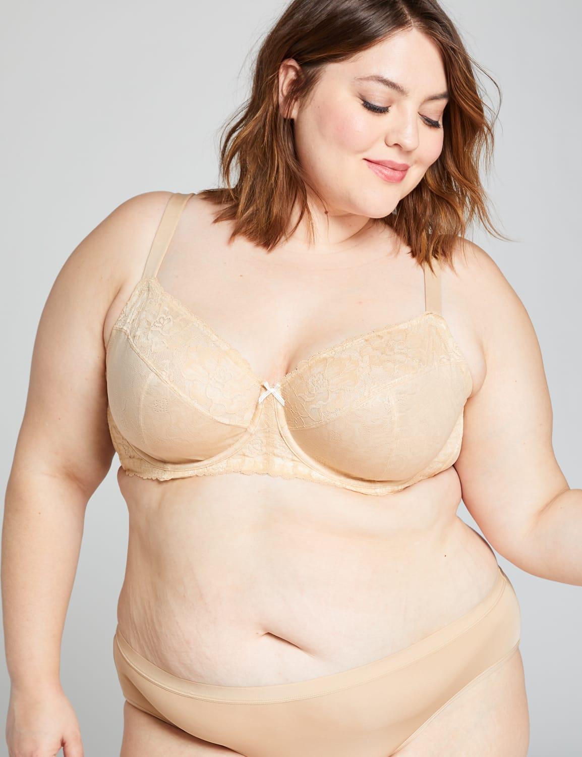 curve icon lace unlined balconette bra