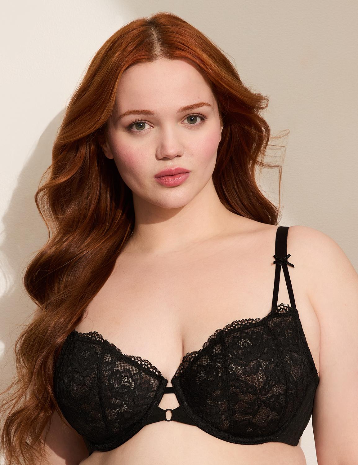 curve icon lace unlined balconette bra