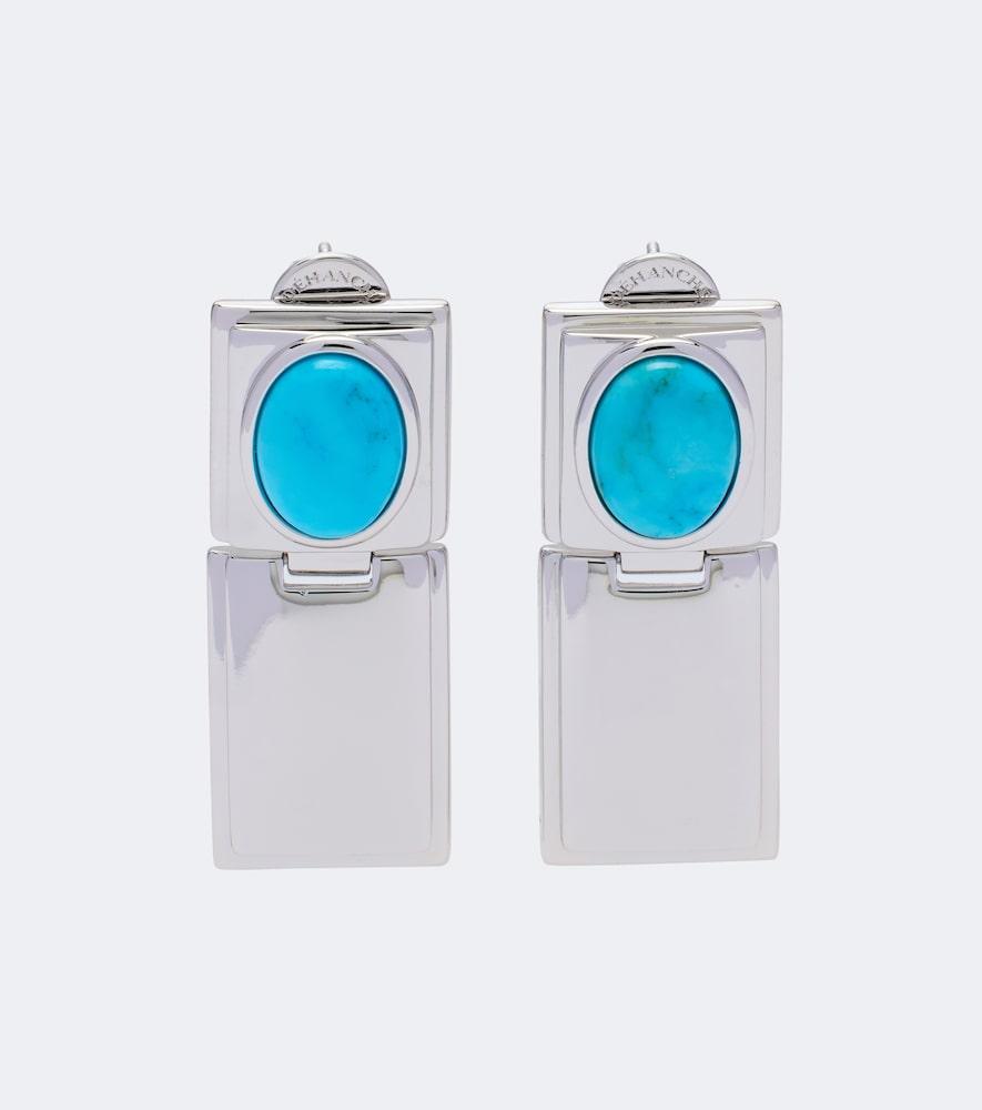 déhanche embellished pendant earrings