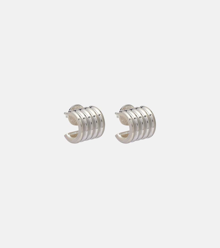 déhanche hollyhock sterling silver earrings