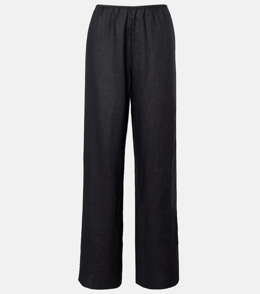 dôen lavon linen straight pants