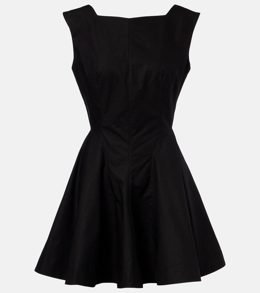 dôen riviette cotton poplin minidress