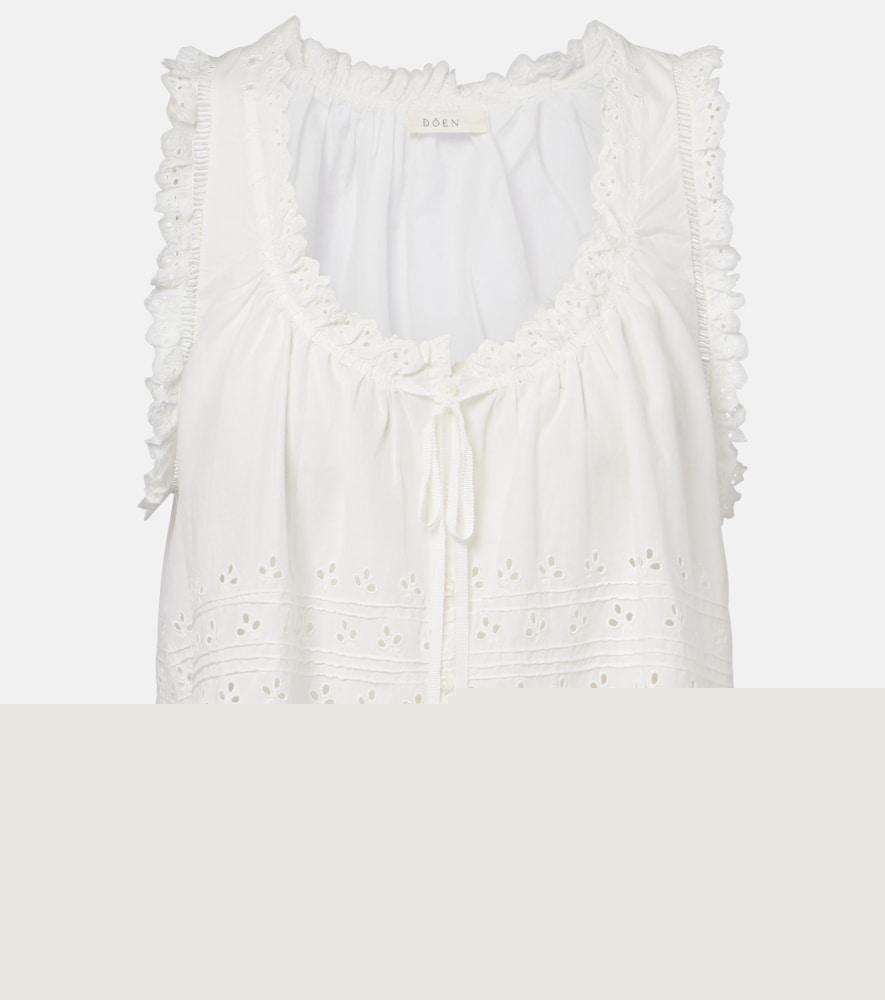 dôen toussine broderie anglaise cotton top