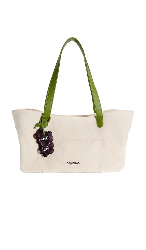 dancing day out bag in white.
