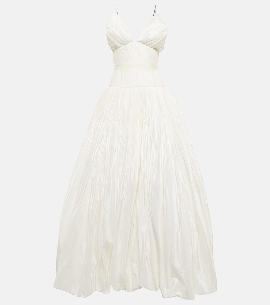 danielle frankel bridal leith silk taffeta gown