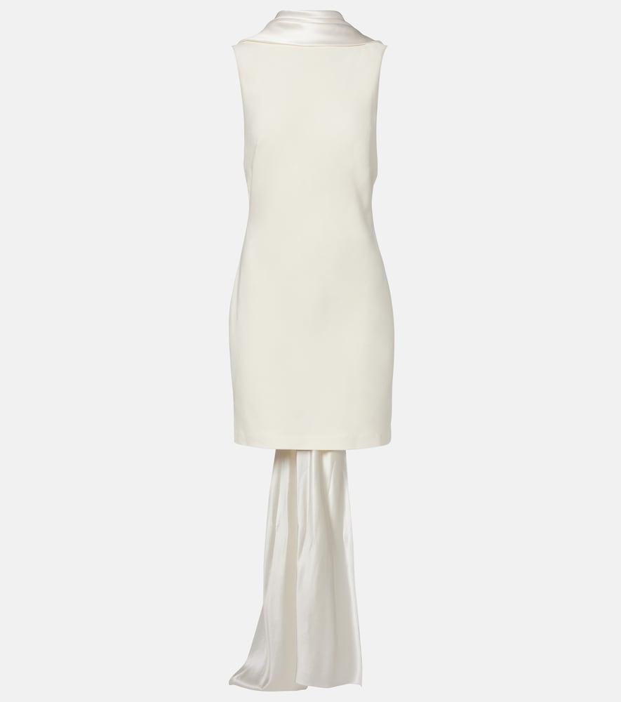 danielle frankel bridal mimi wool-blend minidress