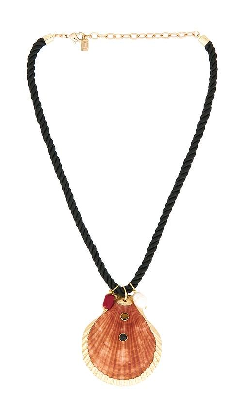 dannijo lovie necklace in cream.