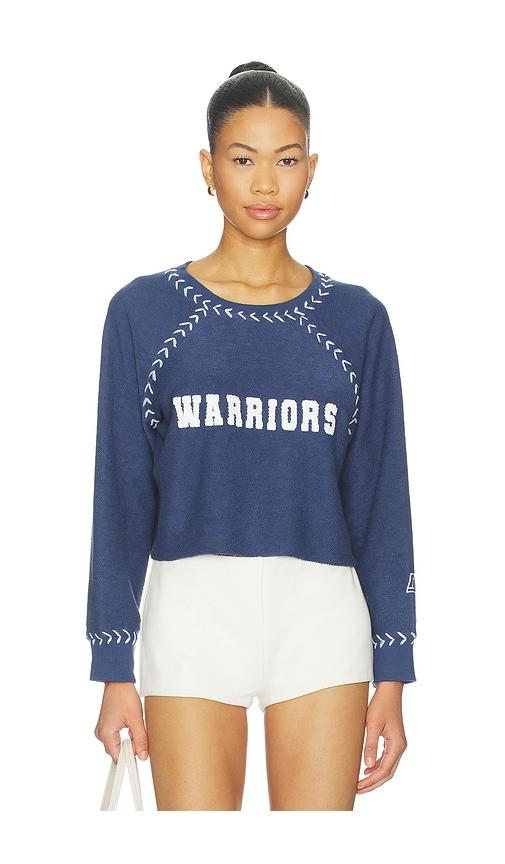 dannijopro the courtside crop sweatshirt in navy. - size m (also in s, xs)