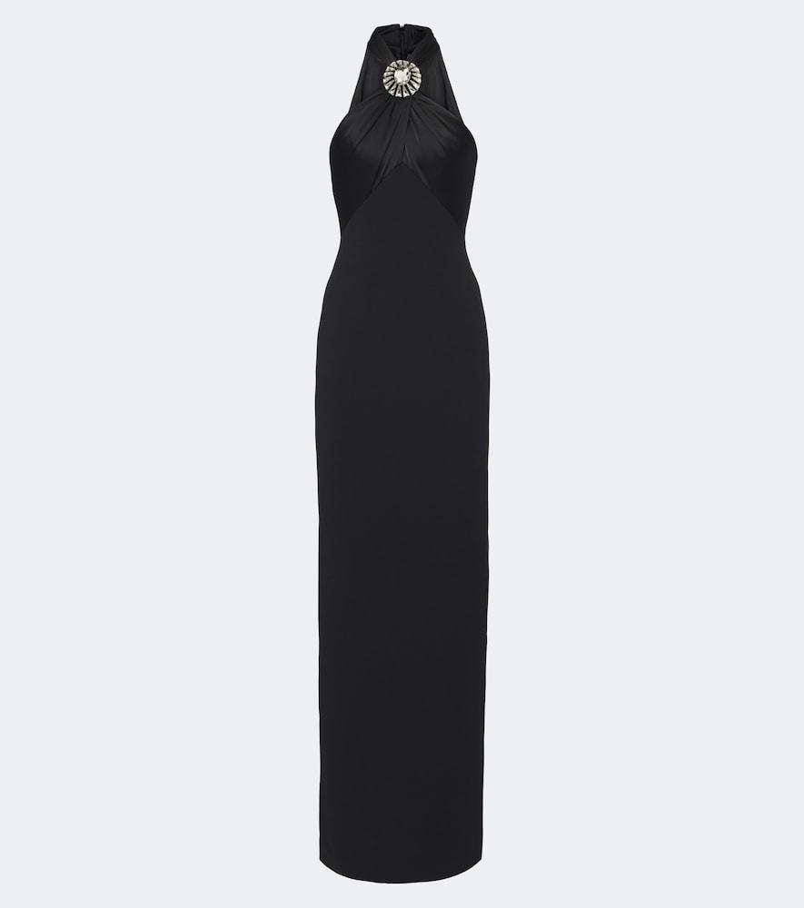 david koma embellished halterneck gown
