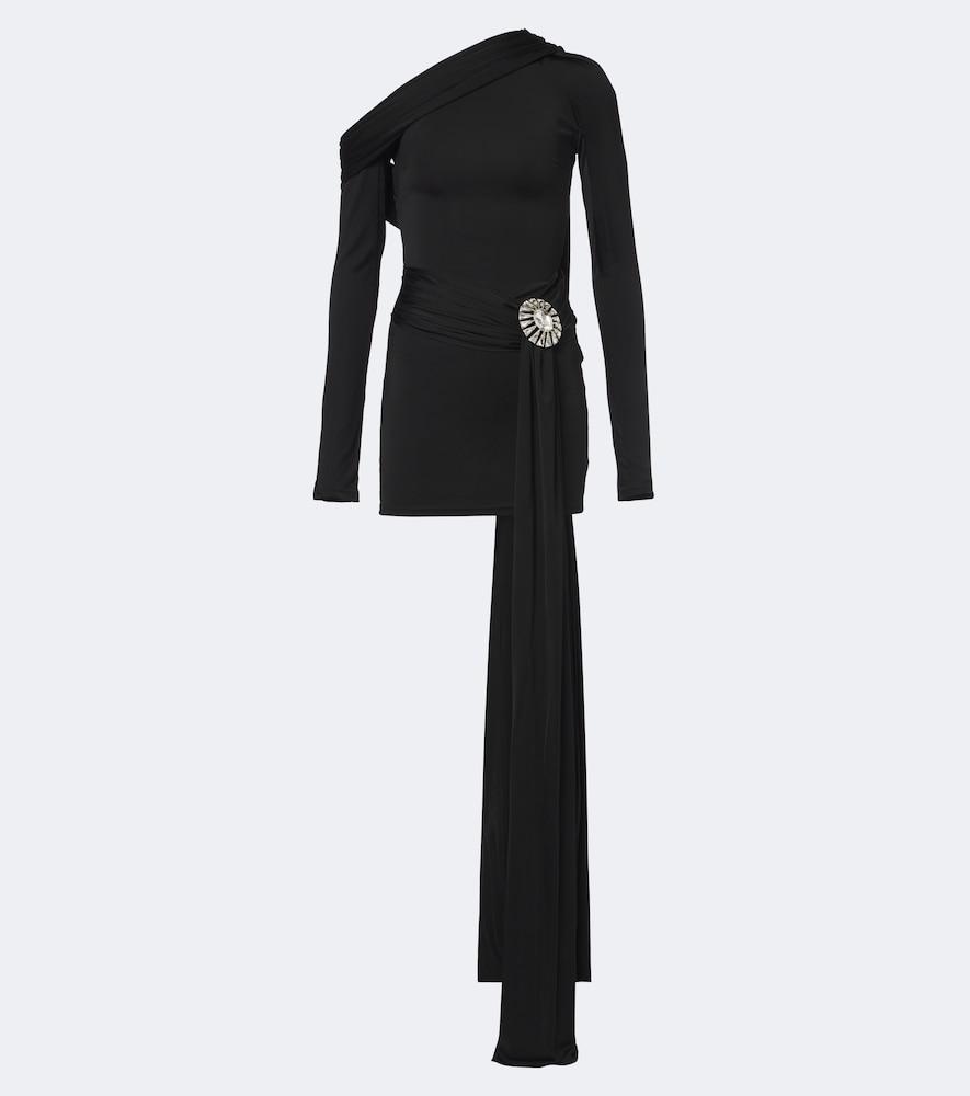 david koma embellished one-shoulder minidress