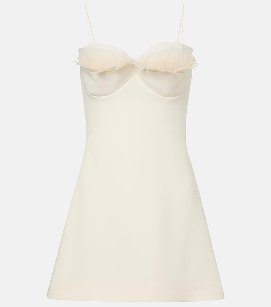 david koma ruffled minidress