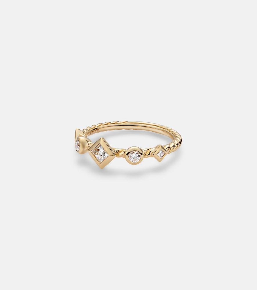 david yurman cable collectibles cable 18kt gold ring with diamonds