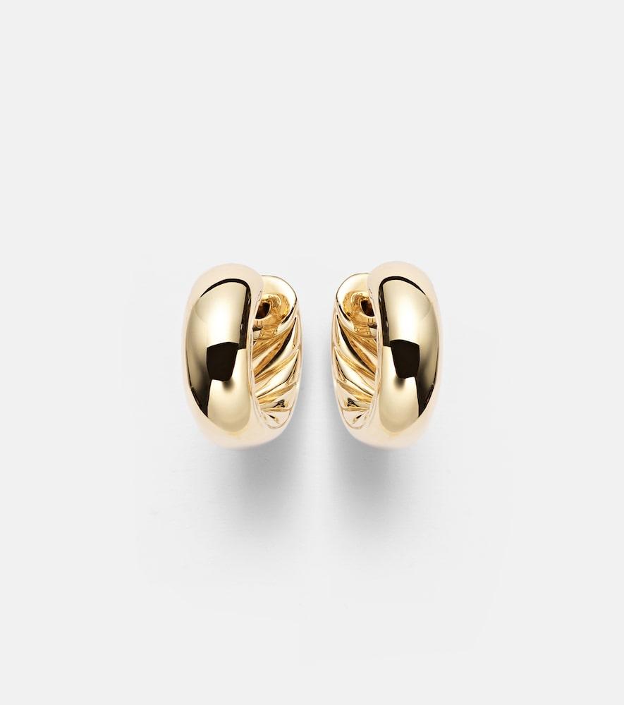 david yurman dy mercer micro 18kt gold hoop earrings