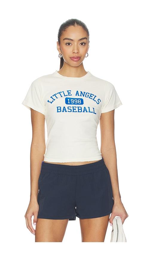 daydreamer x revolve little angels baseball vintage tee in white. - size l (also in m, xl)