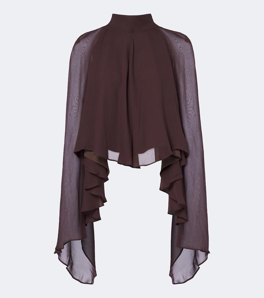 de la vali mia chiffon top