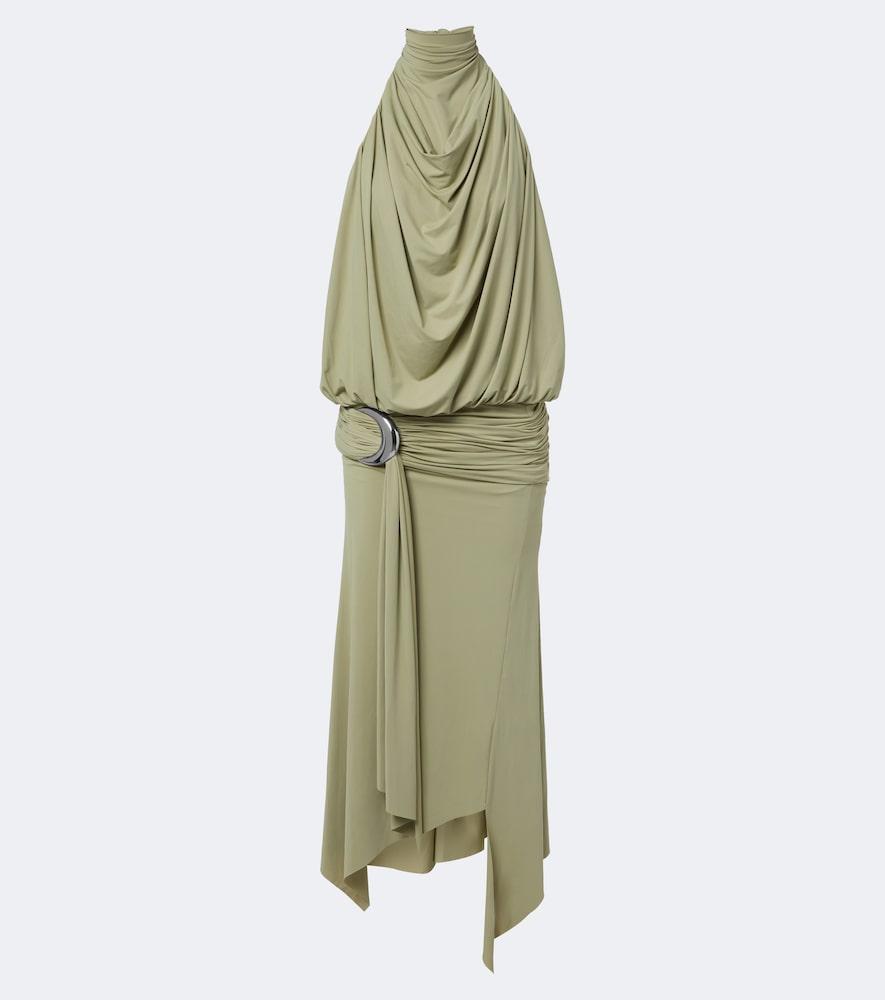 de la vali vida draped jersey minidress