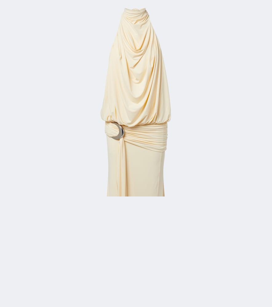 de la vali vida draped jersey minidress