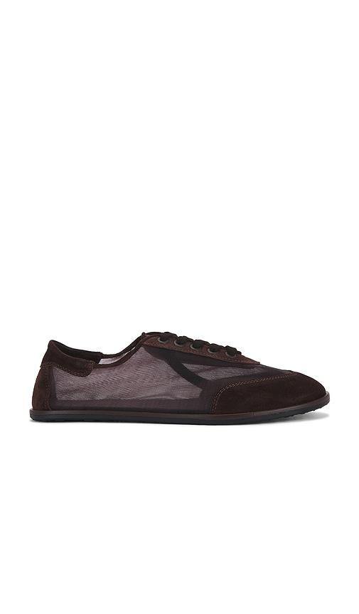 dear frances mesh trainer in chocolate. - size 36 (also in 37, 38, 39, 40)