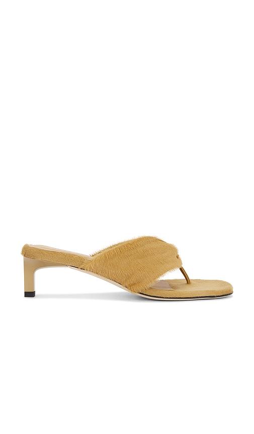 dear frances wrap mid heel in tan. - size 37 (also in 41)