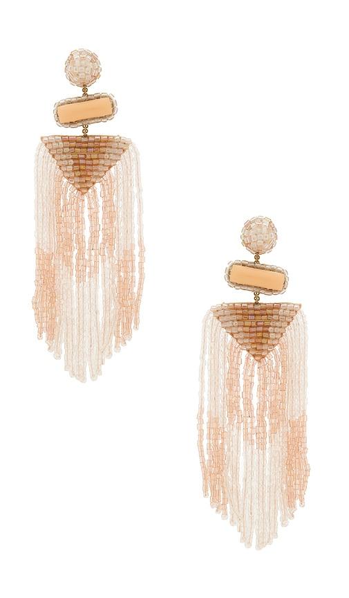 deepa gurnani jody earrings in pink.