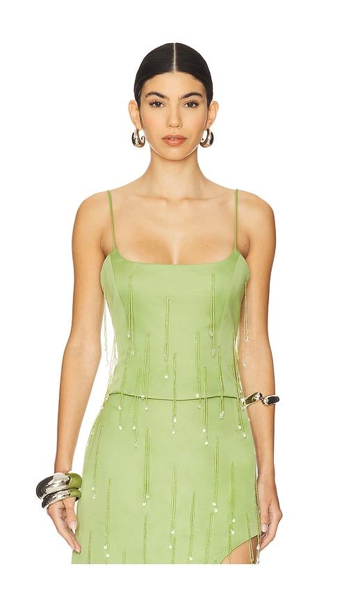 delfi bijou top in green. - size l (also in m, s)