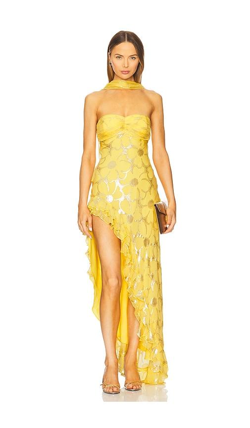 delfi hana dress in yellow. - size m (also in s)