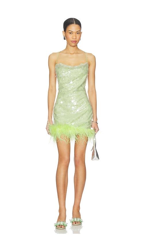 delfi lila dress in green. - size m (also in s, xs)