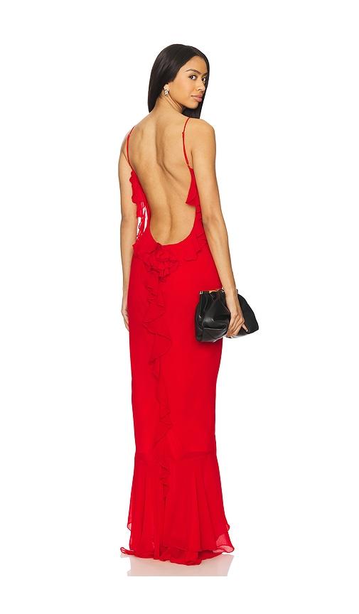 delfi lou dress in red. - size m (also in l)