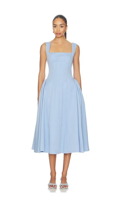 delfi madeline dress in baby blue. - size s (also in xs)