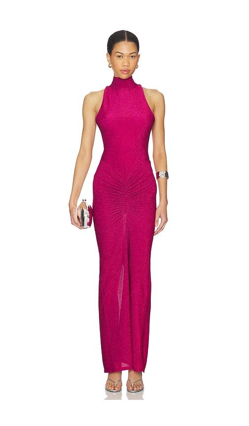 delfi roxana dress in ruby in pink. - size m (also in s, xl)
