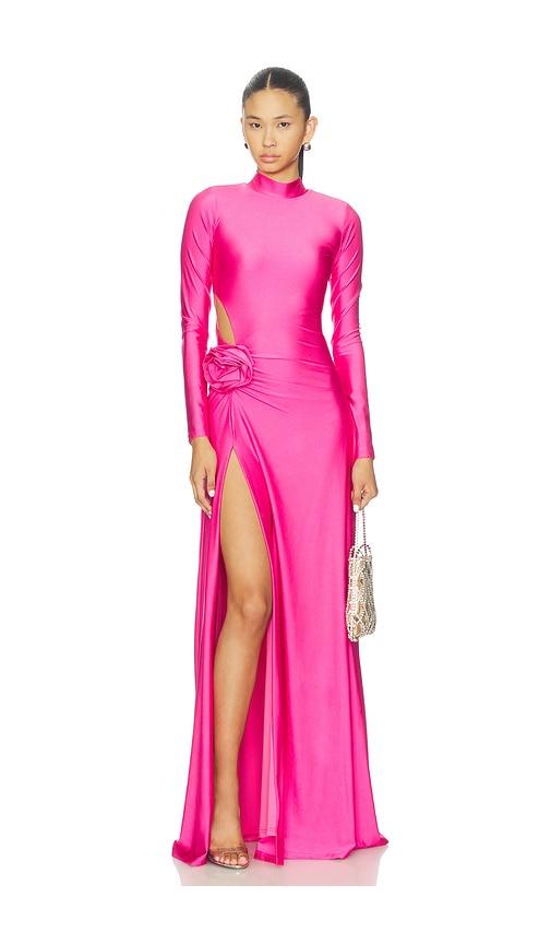 delfi sabine dress in fuchsia. - size s (also in xs)