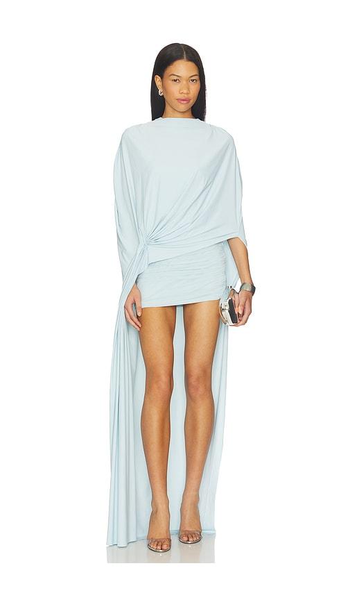 deme by gabriella alexandra dress in baby blue. - size l (also in xs, s, m)