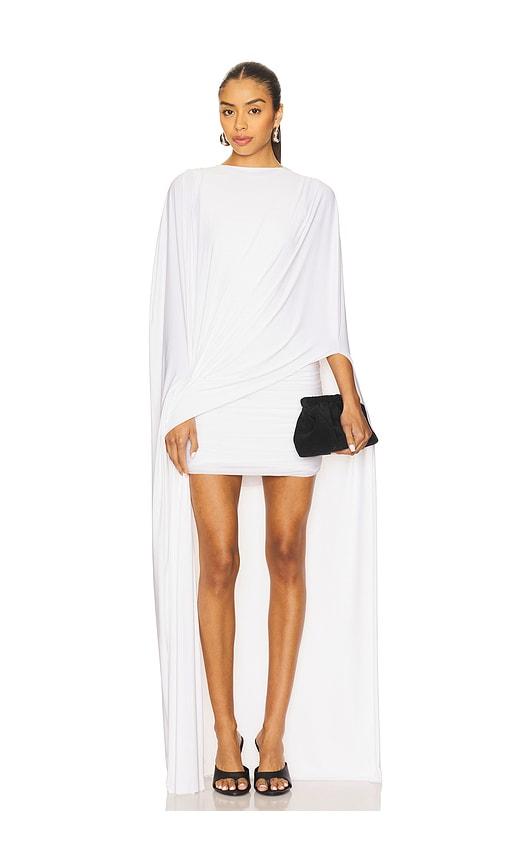 deme by gabriella alexandra mini dress in white. - size l (also in xs, m)