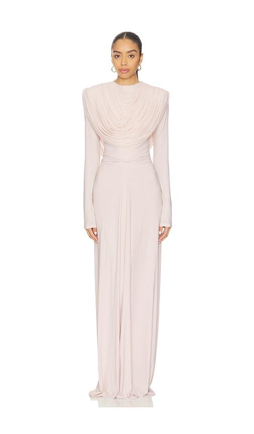 deme by gabriella alma dress in neutral. - size l (also in xs, s)