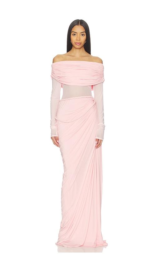 deme by gabriella bella dress in pink. - size s (also in xs)
