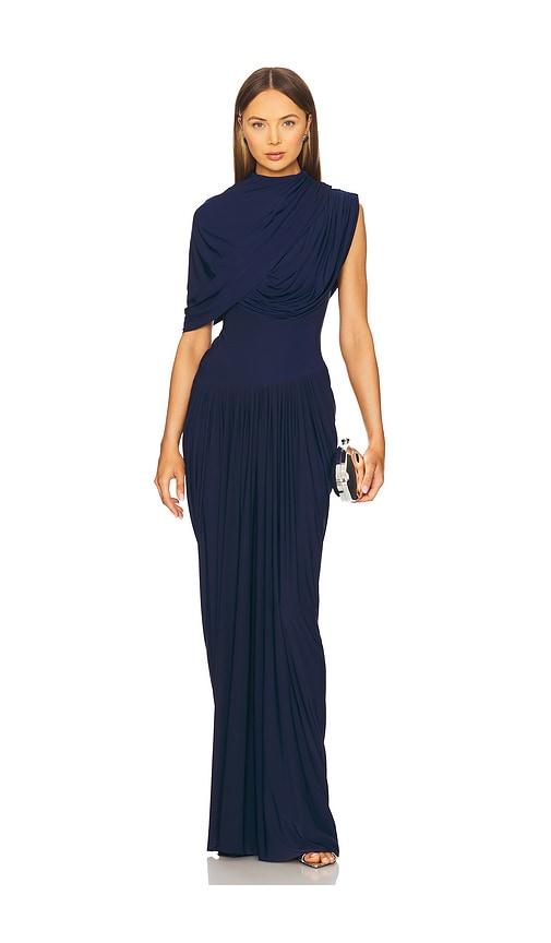 deme by gabriella bloom dress in navy. - size m (also in s, xl, xs)
