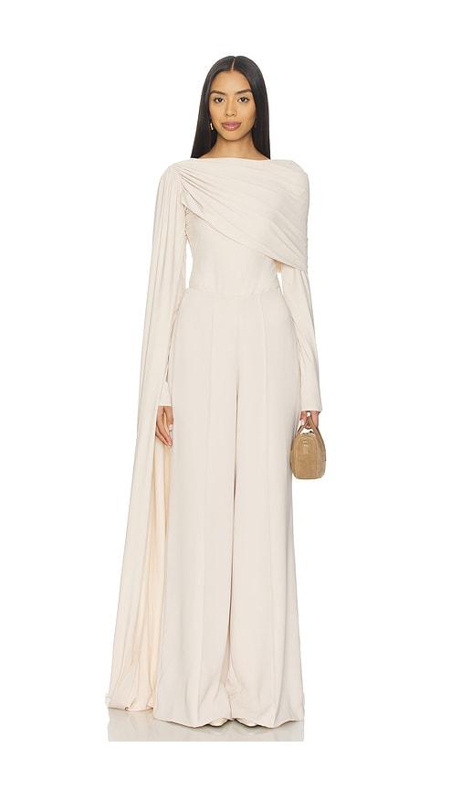 deme by gabriella cobbie jumpsuit in nude. - size s (also in xs)