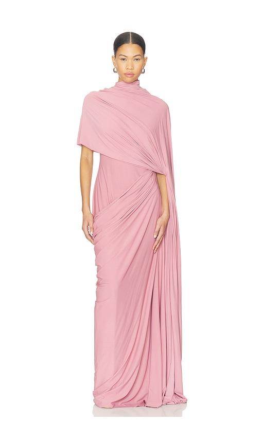 deme by gabriella daphne dress in mauve. - size m (also in s, xs)