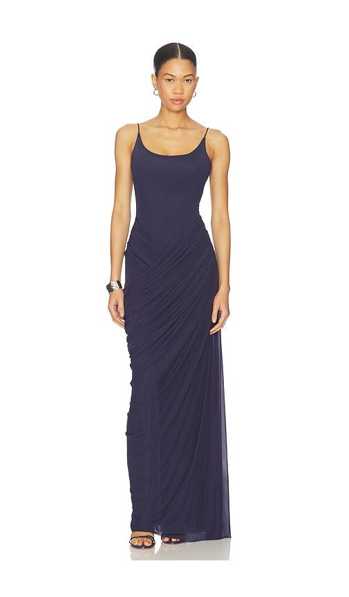 deme by gabriella devon dress in navy. - size l (also in xs, s, m)