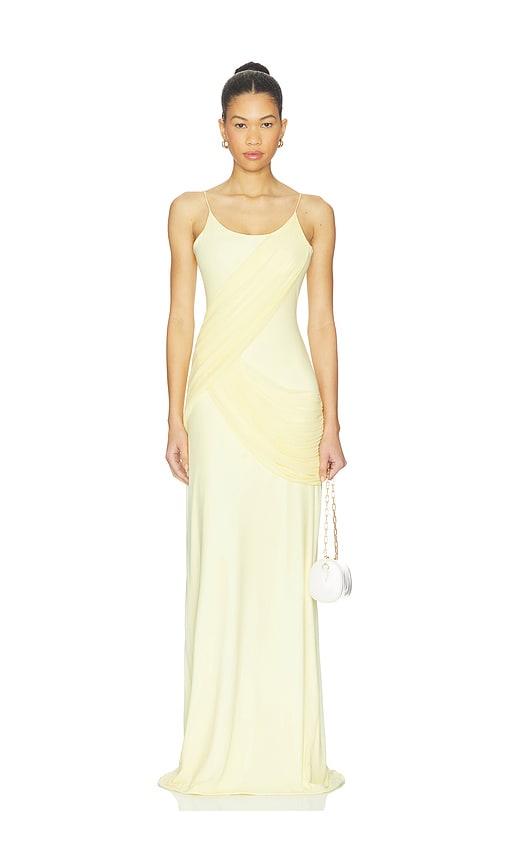 deme by gabriella joanna dress in yellow. - size l (also in s, xs, m, xl)