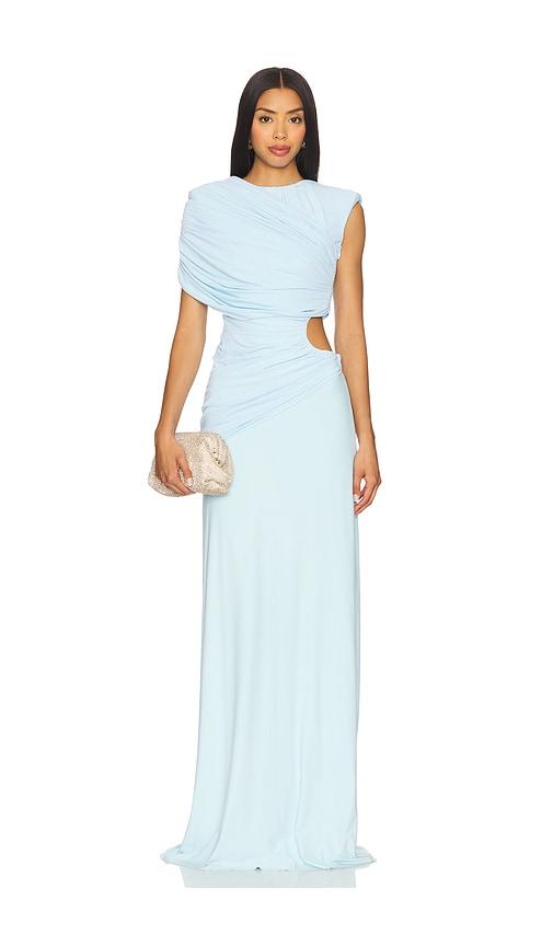 deme by gabriella lisette dress in baby blue. - size l (also in xs, s, m)