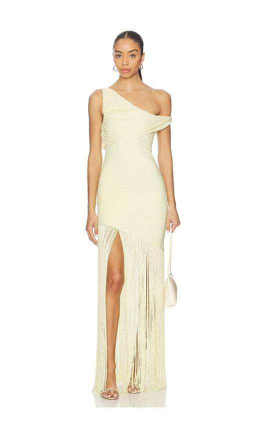 deme by gabriella praia dress in yellow. - size l (also in xs, s)