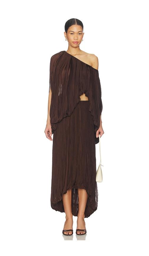deme by gabriella the abigail set in brown. - size m (also in xs, s)