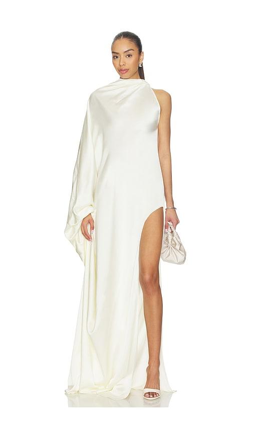 deme by gabriella the alice dress in white. - size l (also in m, s, xl, xs)