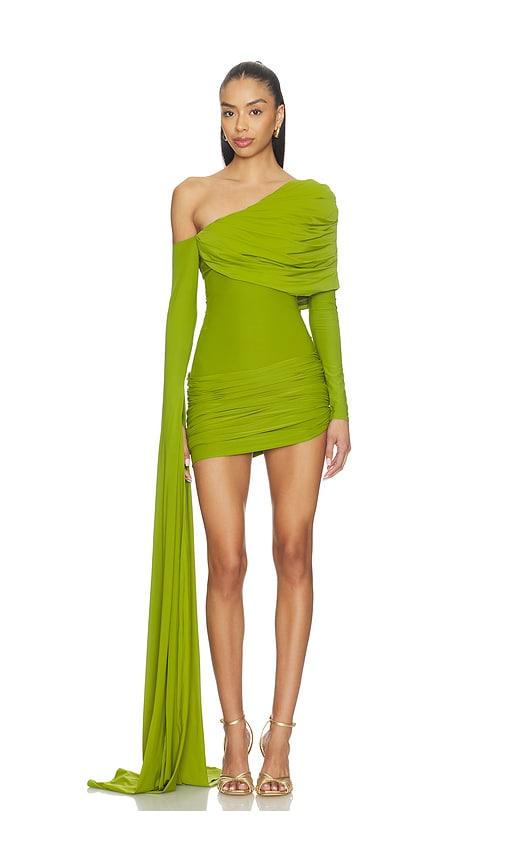deme by gabriella the bridget dress in green. - size l (also in s, xs, m)