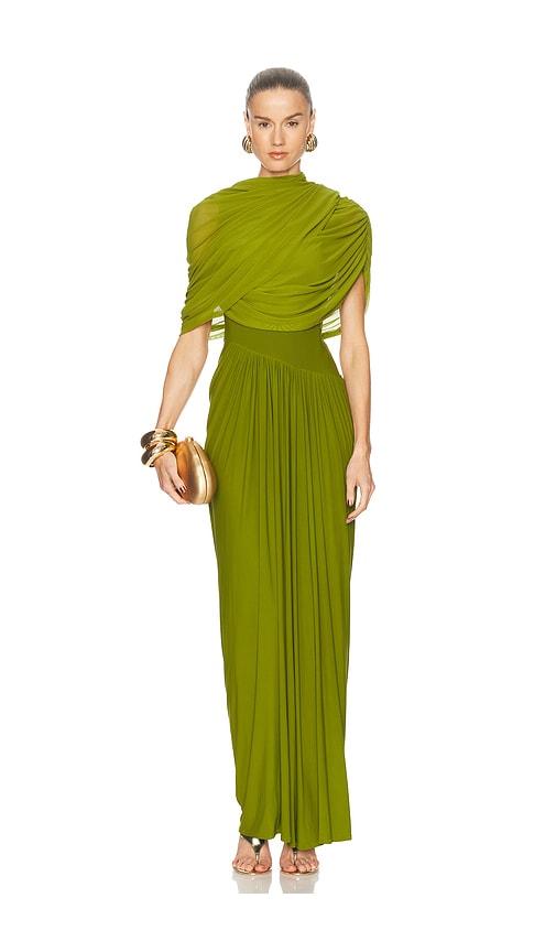deme by gabriella the jasmine dress in green. - size s (also in xs)