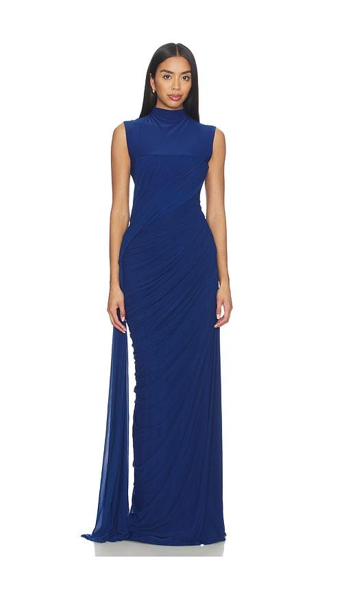 deme by gabriella the mimi dress in blue. - size l (also in s, xs)