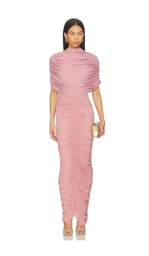 deme by gabriella vienna dress in mauve. - size m (also in xs, s)