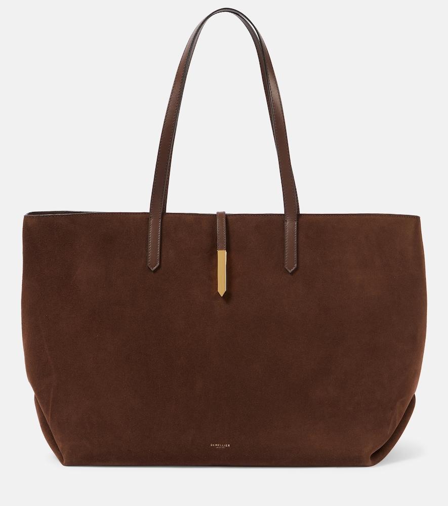 demellier tokyo large suede tote bag