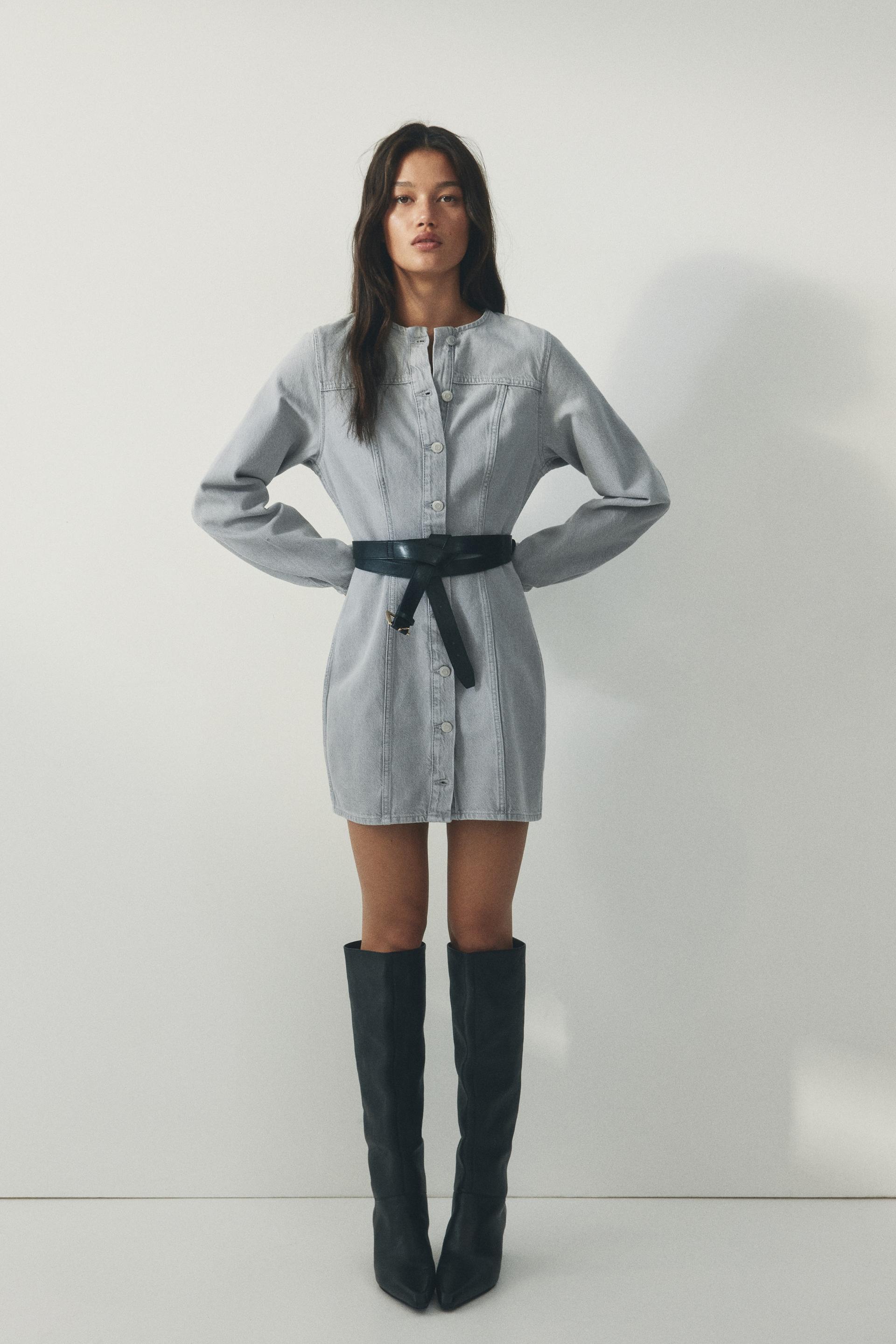 denim dress